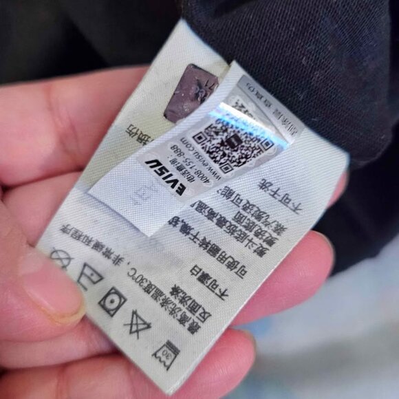 Authentic Evisu Skull Long Sleeve Street Fashion T- Shirt -S - Picture 2 of 10